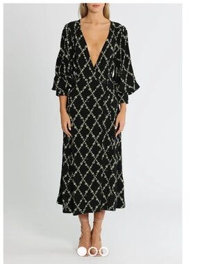 GANNI floral maxi dress